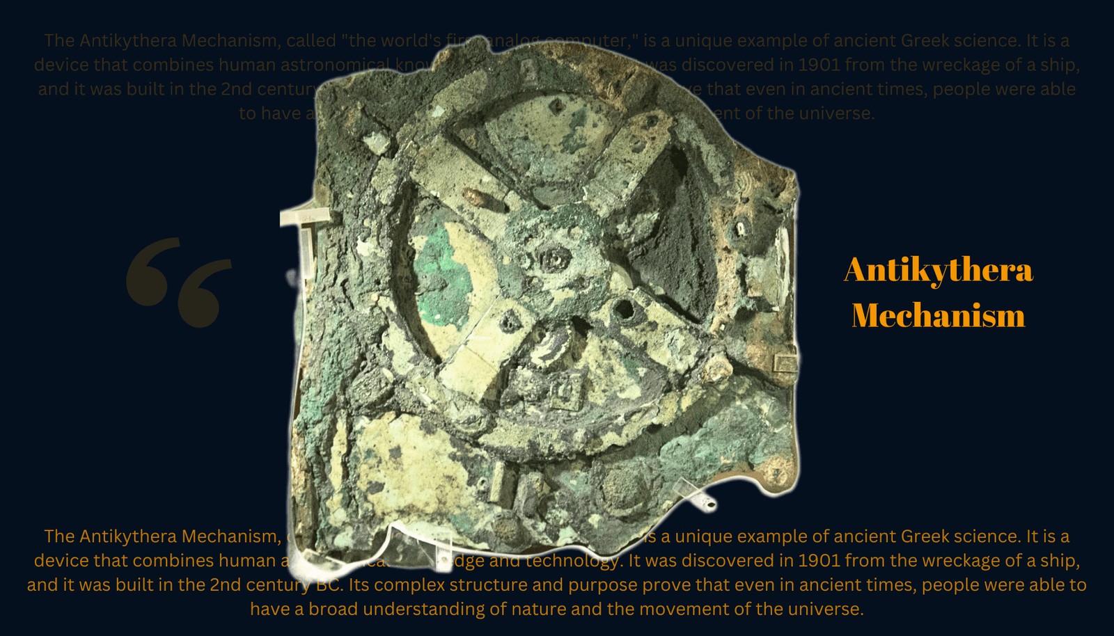 Antikythera Mechanism